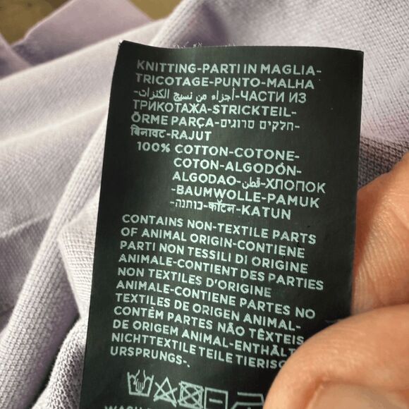 Tom Ford Men's Cotton Pique Short Sleeve Collared Polo Shirt Purple Size 52 - Picture 9 of 10